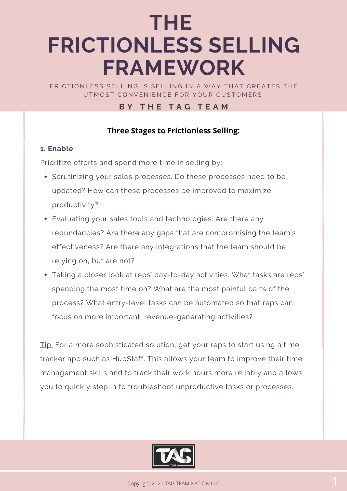 2-Frictionless selling