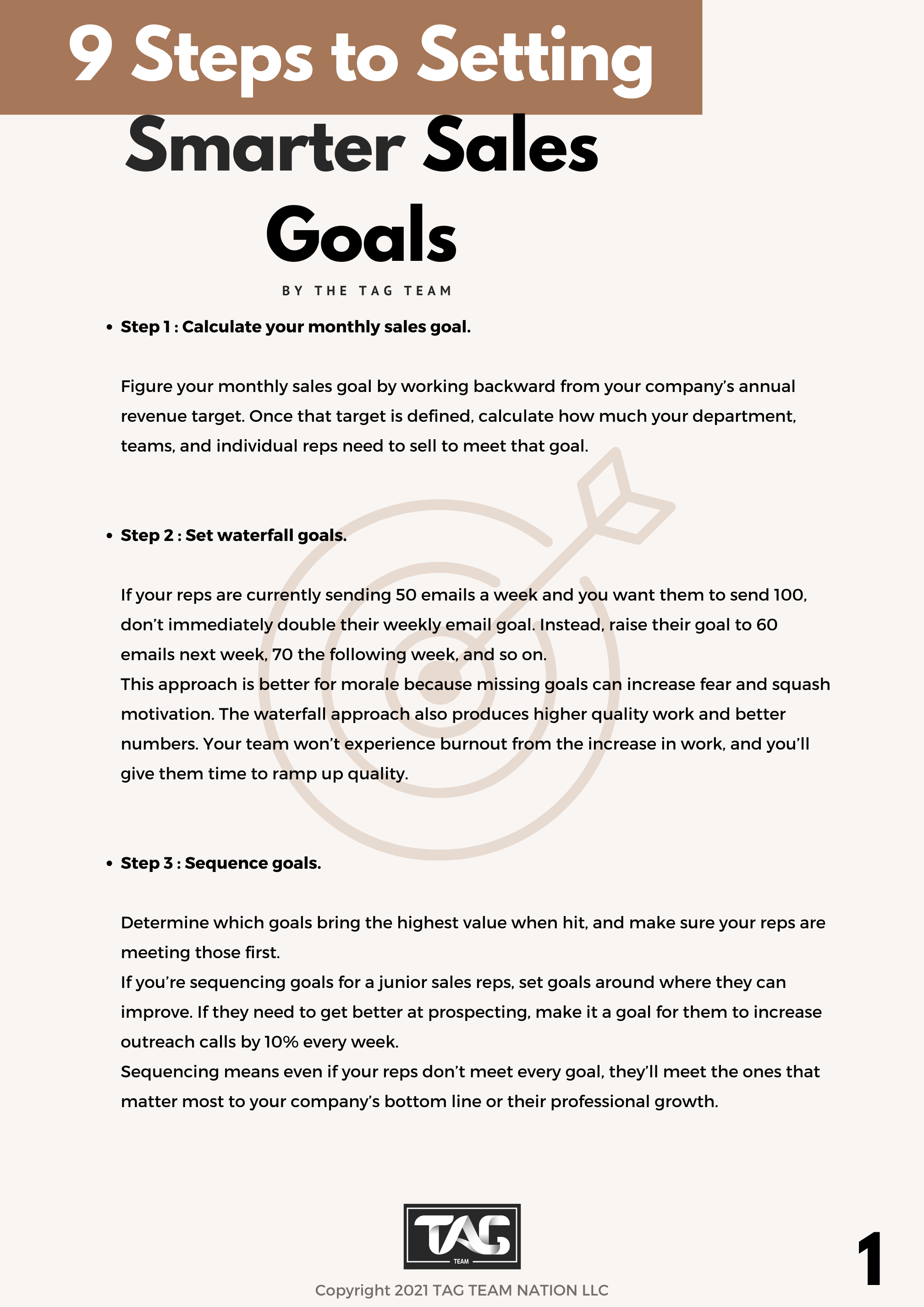 5- 9 steps to set real esate sales goals RS