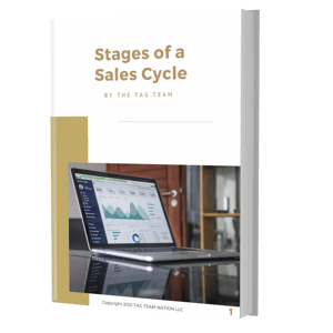 Stages of Sales Cycle Mockup